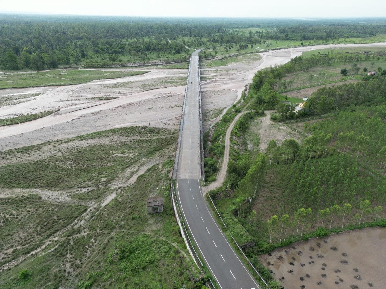 Roshnabad – Biharigarh Bridge Over River